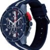 Tommy Hilfiger Men's Chronograph Watch - Racing-Inspired, Sporty Design - Silicone Strap - 5 ATM Water Resistance - Bold and Stylish Timepiece
