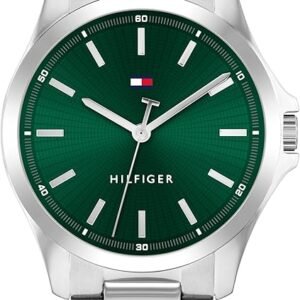 Tommy Hilfiger Men's 3H Quartz Watch, Stainless Steel Bracelet, Water Resistant 3 ATM, Modern and Stylish Timepiece