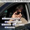 AI Sunglasses, AI Real-time Translation with 147 Languages, Smart Nylon Polarized Sunglasses，Bluetooth Glasses for Women and Men with Speaker, Music Glasses, 11H Battery Life, Voice Control