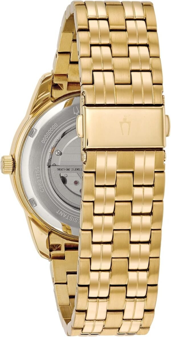 71xpcph9JSL._AC_SX679_ Bulova Men's Classic 3 Hand Automatic Gold Stainless Steel Watch