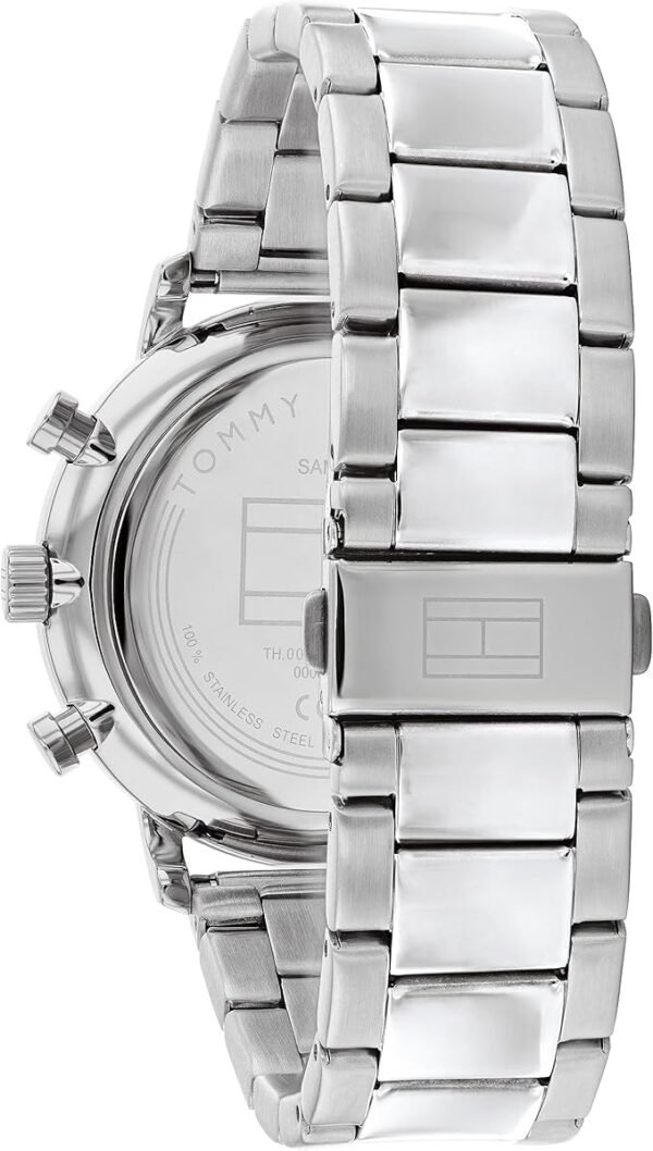 Tommy Hilfiger Men's Multifunction Quartz Watch – Classic Roman Numerals, Open-Heart Dial, Modern Dress Watch, Gift for Him