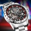 Automatic Watches for Men - Mechanical Self-Winding,Skeleton Dial, 30 ATM Waterproof, with Stainless Steel Band,Wrist Watch - Men's Stylish Gift