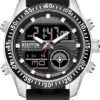 enneth Cole REACTION Men’s Ana-Digi Watch – Analog Digital Display, Multi-Function Features, Sport Bezel, Modern Design, Everyday Casual Accessory, Active Lifestyle Fashion Timepiece