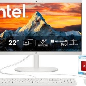 HP 22" FHD All-in-One Desktop Computer for Business and Everyday Use • 2025 Intel Dual-Core Processor • 32GB RAM • 1.5TB Storage • HDMI • Type-C • Wi-Fi 6 • HD Webcam • Windows11 Pro