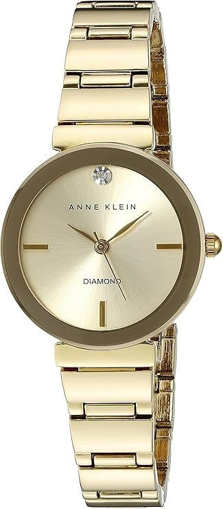 Anne Klein Women's Genuine Diamond Dial Bracelet Watch