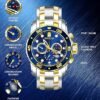 Invicta Men's Pro Diver Scuba 48mm Two Tone Stainless Steel Chronograph Quartz Watch