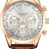 91wQZVhTNsL._AC_SY500_ Stuhrling Original Mens Dress Watch Chronograph Analog Watch Dial with Date - Tachymeter 24-Hour Subdial Mens Leather Strap - Watches for Men Rialto Collection