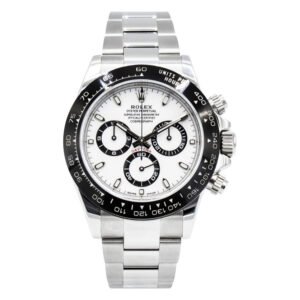 Rolex Cosmograph Daytona White Dial Stainless Steel Oyster Mens Watch 40Mm
