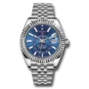 product-img-66a21e61513c5272424b0e99 Rolex 326934 Sky-Dweller Blue 42Mm Jubilee Strap