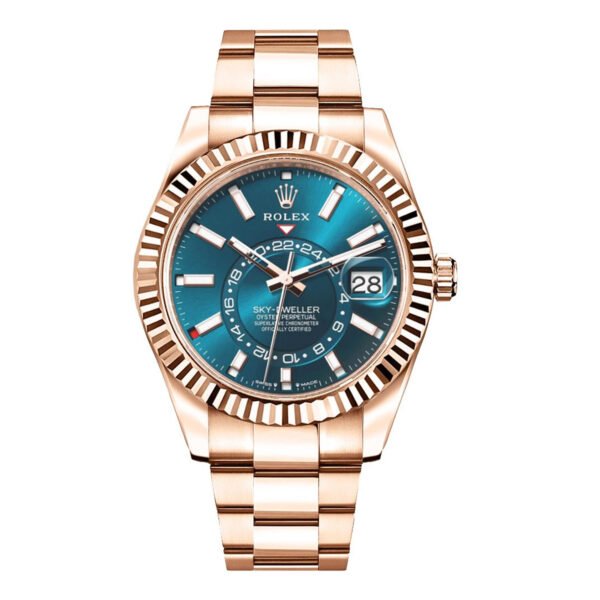Rolex Oyster Perpetual Sky-Dweller Automatic Chronometer ever rose gold Dial Men Watch 42Mm