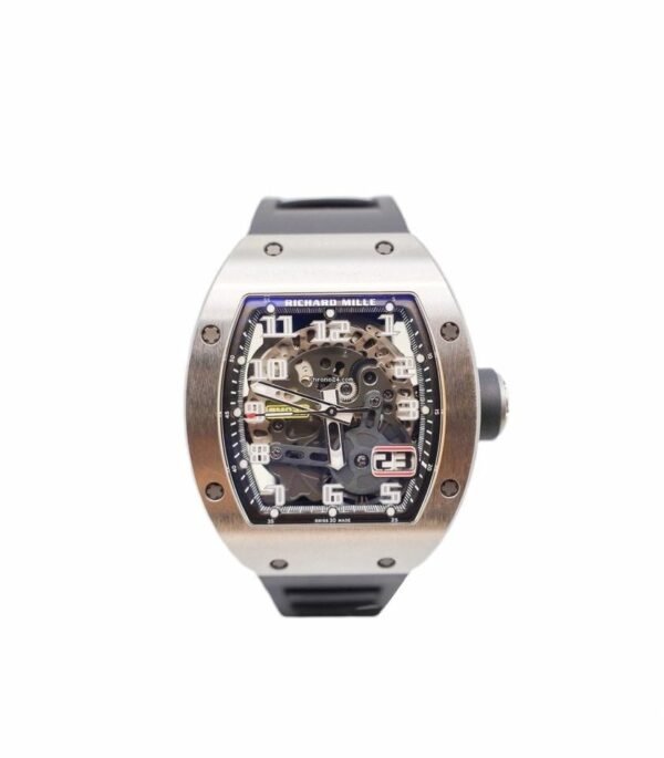 product-img-66b34b4a91acf8d4d1ae6dc2 The Richard Mille RM 029 Titanium Oversized Date is a statement piece, ideal for those who appreciate bold designs and intricate watchmaking.