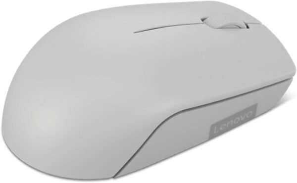Lenovo 300 Wireless Mouse – Computer Mouse for PC, Laptop with Windows – Ambidextrous Design – 2.4 GHz Nano USB Receiver – 12 Month Battery Life