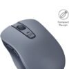 51Nd0W97HNL._AC_SL1500_ Lenovo Bluetooth Silent Mouse (WL300) - 5 Button Computer Mouse with Silent Left & Right Click – Sculpted Grip, Microsoft Swift Pair, Up to 1600 DPI (Grey)