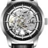Pagani Design Classic Fashion Men's Skeleton Automatic Mechanical Watch Leather Strap Stainless Steel Self-Winding Waterproof Business Analogue Sports Wristwatch
