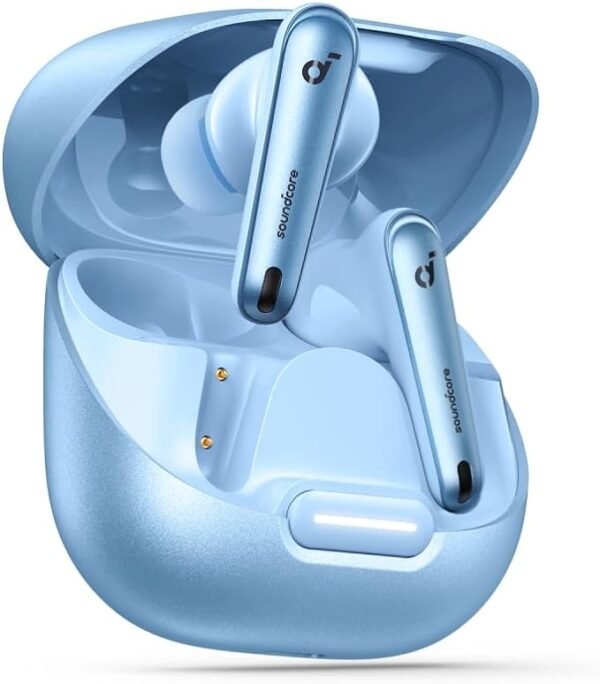 Soundcore by Anker Liberty 4 NC Wireless Earbuds, 98.5% Noise Reduction, Adaptive Noise Cancelling to Ears and Environment, Hi-Res Sound, 50H Battery, Wireless Charging, Bluetooth 5.3