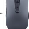 51lrJo8j-EL._AC_SL1500_ Lenovo Bluetooth Silent Mouse (WL300) - 5 Button Computer Mouse with Silent Left & Right Click – Sculpted Grip, Microsoft Swift Pair, Up to 1600 DPI (Grey)