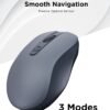 51uA9svYbkL._AC_SL1500_ Lenovo Bluetooth Silent Mouse (WL300) - 5 Button Computer Mouse with Silent Left & Right Click – Sculpted Grip, Microsoft Swift Pair, Up to 1600 DPI (Grey)
