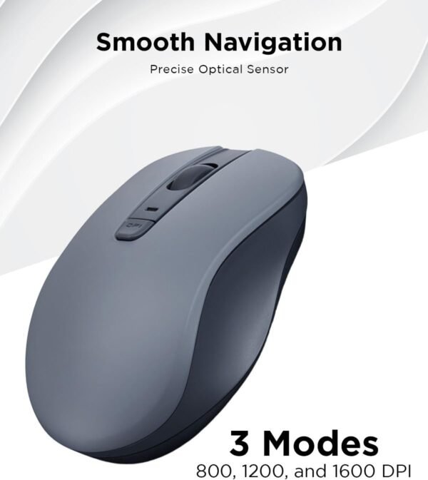 51uA9svYbkL._AC_SL1500_ Lenovo Bluetooth Silent Mouse (WL300) - 5 Button Computer Mouse with Silent Left & Right Click – Sculpted Grip, Microsoft Swift Pair, Up to 1600 DPI (Grey)