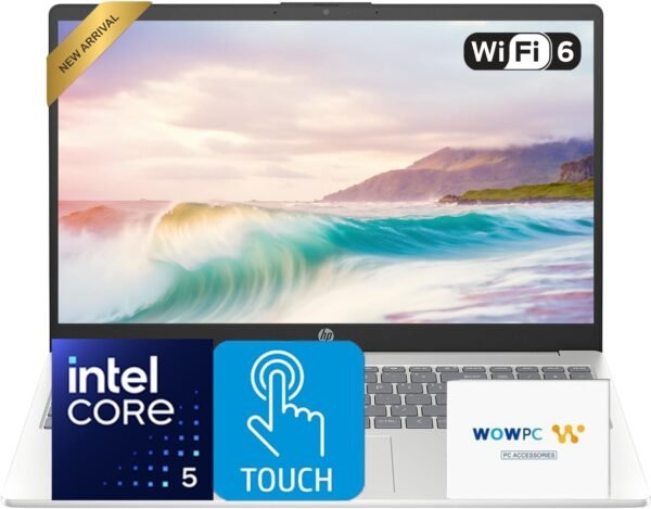 HP 2025 Pavilion 15.6" FHD Touchscreen Laptop Computer, 10-Core Intel i5-1334U, 64GB RAM, 2.5TB Storage (2TB SSD + 512GB External), Wi-Fi 6, Long Battery Life, Windows 11 with Microsoft Office