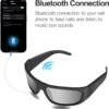 Smart Glasses,Polarized Sunglasses with Bluetooth Speaker,Athletic/Outdoor UV Protection and Voice Control,Unisex(Grey Lens)