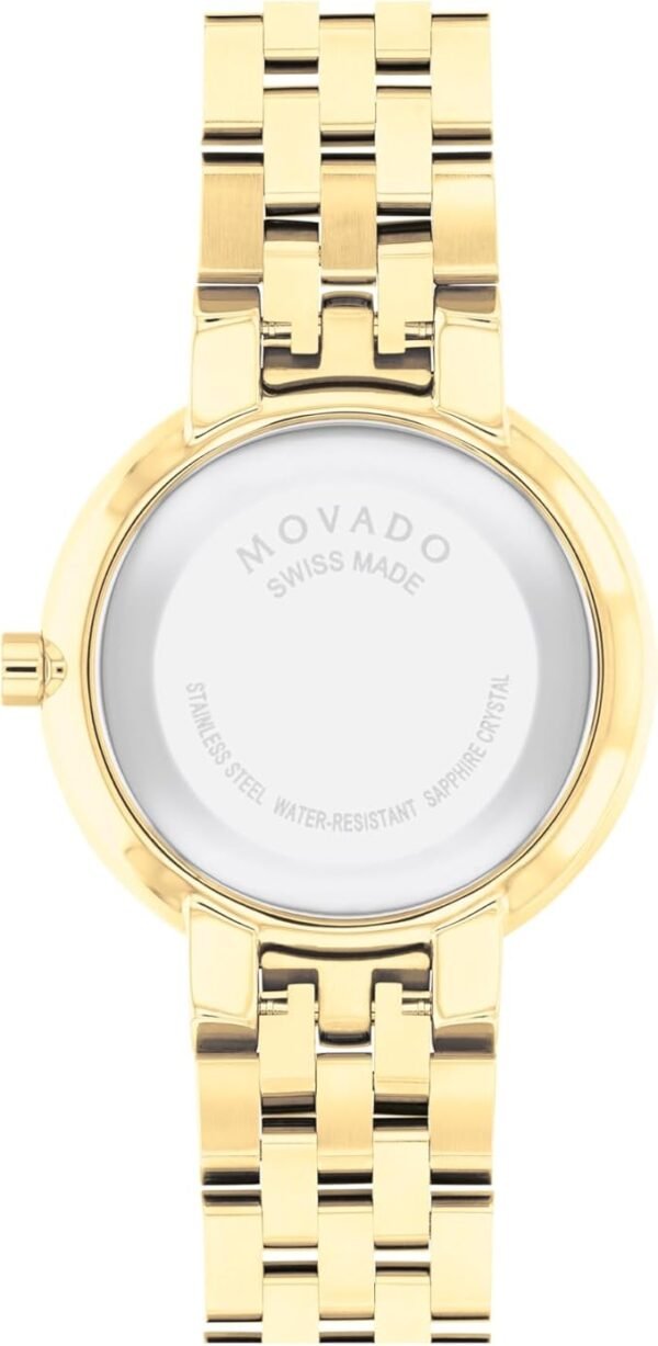 Movado Museum Classic Women's Watch - Swiss Quartz Movement, Stainless Steel Link Bracelet - 3 ATM Water Resistance - Classic, Luxury Fashion Timepiece for Her - 29.5mm