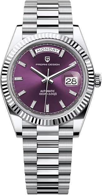 LACZ DENTON Pagani Design DD40 PD1783 Men's Watches Luxury Automatic Watch Men AR Sapphire Glass Mechanical Wristwatch Men 10Bar NH36A Movement