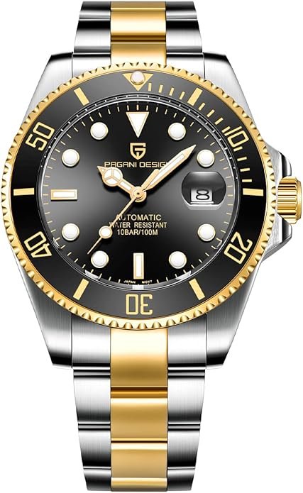 61DJy9qWAlL._AC_SY695_ Watches for Men Pagani Design 42MM Automatic Watch Mechanical Stainless Steel Waterproof Diving Watch
