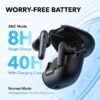 Soundcore by Anker Liberty 4 NC Wireless Earbuds, 98.5% Noise Reduction, Adaptive Noise Cancelling to Ears and Environment, Hi-Res Sound, 50H Battery, Wireless Charging, Bluetooth 5.3