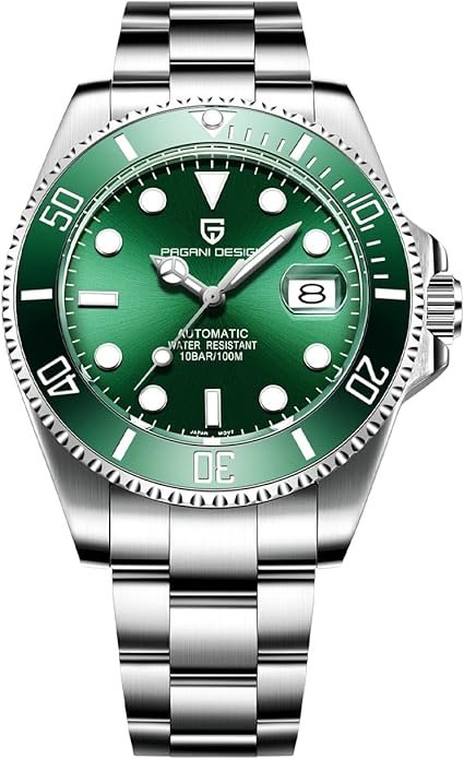 61K89UV7myL._AC_SY695_ Watches for Men Pagani Design 42MM Automatic Watch Mechanical Stainless Steel Waterproof Diving Watch