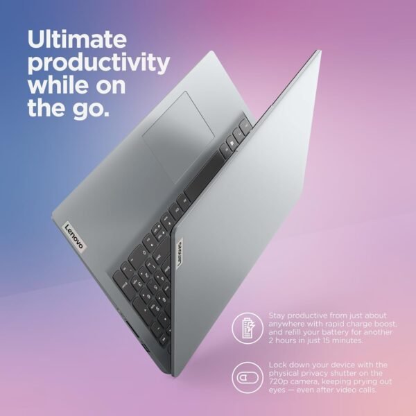 Lenovo IdeaPad 1 Student Laptop, Intel Dual Core Processor, 36GB RAM, 1TB SSD + 128GB eMMC, 15.6" FHD Display, 1 Year Office 365, Windows 11 Home, Wi-Fi 6, Webcam, Bluetooth, SD Card Reader, Grey