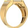 3/4 Carat Men Diamond Wedding Band Ring in 10K Gold