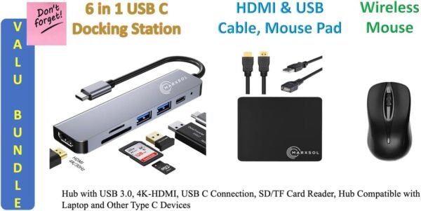 HP 2024 Premium 14" Micro-Edge Portable Laptop Student Business, Intel Quad-Core N4120, 4GB RAM, 128GB (64GB eMMC+ 64GB Card), Webcam, WiFi, Windows 11S + 1 Year Office 365, MarxsolAccessory White