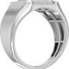 3/4 Carat Men Diamond Wedding Band Ring in 10K Gold