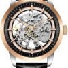 Pagani Design Classic Fashion Men's Skeleton Automatic Mechanical Watch Leather Strap Stainless Steel Self-Winding Waterproof Business Analogue Sports Wristwatch