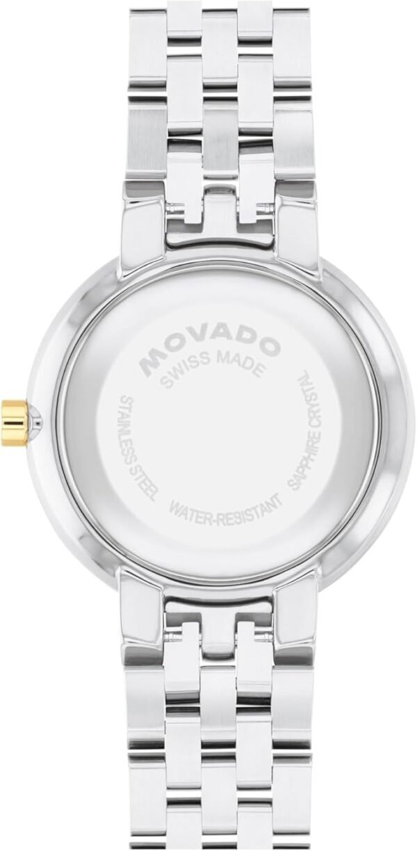 Movado Museum Classic Women's Watch - Swiss Quartz, Stainless Steel Bracelet - Lab-Grown Diamond Bezel - 30mm