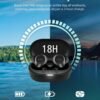 PHILIPS TAT1219 Wireless Earbuds,True Wireless Headphones,Powerful Bass with 10 mm Driver,Clear Call Quality with AI Mic,18 H Battery Life,Bluetooth 5.3,IPX4 Rating,Ergonomic Design for Comfort,Black
