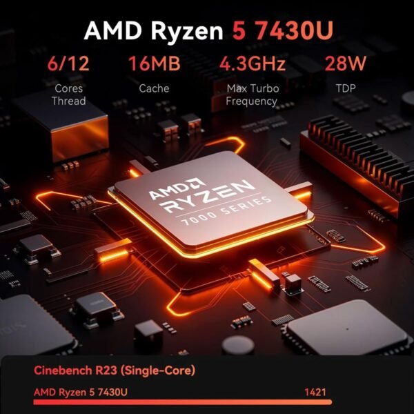 71TftW-1CKL._AC_SL1500_ HP 17.3" HD+ Touchscreen Laptop, AMD Ryzen 5 7430U, 32GB RAM, 1TB SSD, Webcam, HDMI, Backlit Keyboard, Fingerprint Reader, Wi-Fi 6, Windows 11 Home, Blue