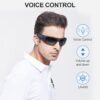 Smart Glasses,Polarized Sunglasses with Bluetooth Speaker,Athletic/Outdoor UV Protection and Voice Control,Unisex(Grey Lens)