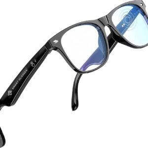 Vital Smart Glasses for Men AI Translation – Open-Ear Bluetooth 5.3 Audio, 130-Language Translator Vital Smart Glasses for Women UV400 Blue-Light Blocker Voice-Assistant Eyewear AI Glass