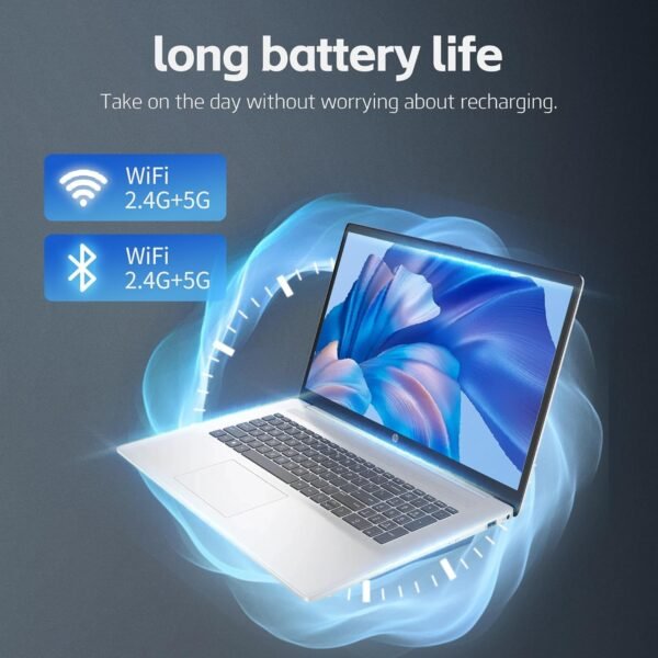 HP 2025 New 17 inch Laptop Computer • 32GB RAM • 1TB SSD • Back to School Limited Edition with Microsoft Office • Intel 13th 8-Cores i3 CPU • 10-Key Number Pad • WOWPC Recovery USB • Window 11 Pro