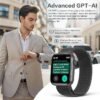 Smart Watches for Men Blood Pressure, DA GPT AI Waterproof Smartwatch, 1.9" AMOLED Display, 24/7 Heart Rate, Blood Oxygen, Stress Sleep Monitor, 123 Sports Fitness Tracker, Compatible Android and iOS