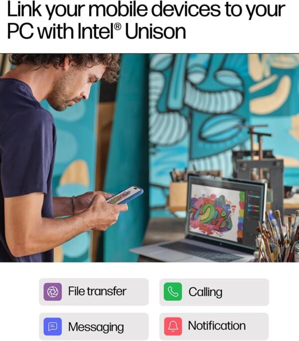 HP Envy Touchscreen Laptop for Business - 17.3" FHD Anti-Glare Display, Intel 16-Cores Ultra 7 155H (up to 4.8 GHz), Windows 11 Pro, Backlit Keyboard, Wi-Fi 7 (16GB DDR5 RAM | 512GB SSD)