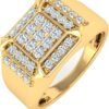 3/4 Carat Men Diamond Wedding Band Ring in 10K Gold