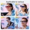 Ai Smart Glasses with Chat GPT, Translation Bluetooth Glasses for Men Women, UV Protection Slidable Color-Change Lens, Open Ear Translator Voice Assistant, for Music Meeting Travel Driving (Blue)