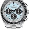 Pagani Design Men's Chronograph Quartz Dial 40mm VK63 Movement Stainless Steel Mirror Sapphire Watch 100 Meter Water Resistant Sport Watch