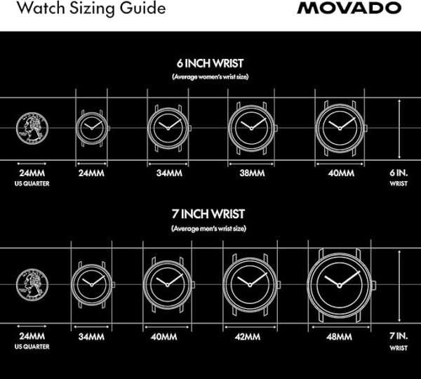 Movado Museum Classic Women's Watch - Swiss Quartz Movement, Stainless Steel Link Bracelet - 3 ATM Water Resistance - Classic, Luxury Fashion Timepiece for Her - 29.5mm