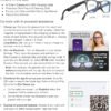 Vital Smart Glasses for Men AI Translation – Open-Ear Bluetooth 5.3 Audio, 130-Language Translator Vital Smart Glasses for Women UV400 Blue-Light Blocker Voice-Assistant Eyewear AI Glass