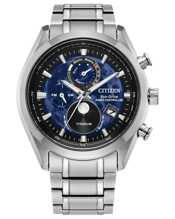 Citizen Tsuki-yomi A-T Atomic Timekeeping / Super Titanium