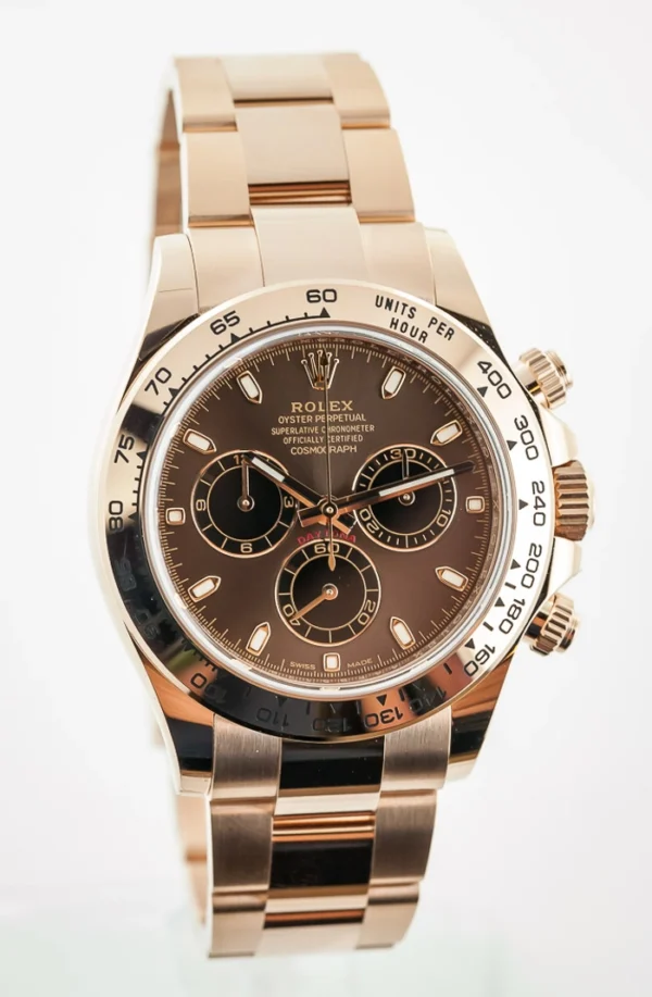 Rolex Cosmograph Daytona Chronograph Automatic Chronometer Brown Dial Men Watch 40Mm