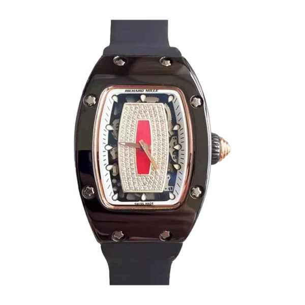 Richard Mille Rm07-01 Around 31 45Mm Ladies Rm07-01-002 Automatic Red With Diamonds Dia